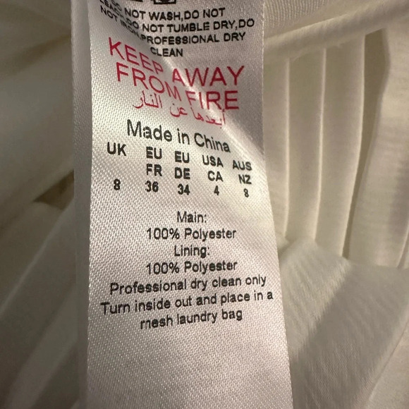 NWT HALTER PLISSE MAXI DRESS, SIZE 4 - Picture 7 of 8